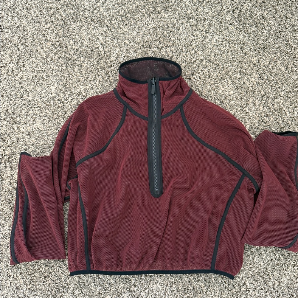 Lululemon Mesh Reversible Half-Zip Pullover